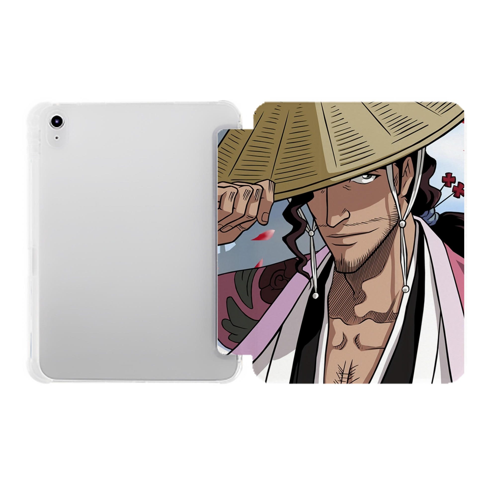 （画像用） ブリーチ BLEACH IPad ケース ペン収納付き 三つ折りスタンド PUレザー×シリコン 対応機種9.5/10.5/10.9インチ